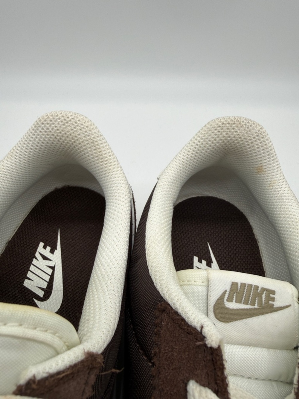 Nike Cortez Sneakers Shoes in Baroque Brown White Swoosh Size 9 - Picture 6 of 11